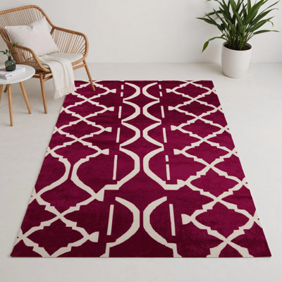 Tapis rouge intérieur et extérieur Trellis