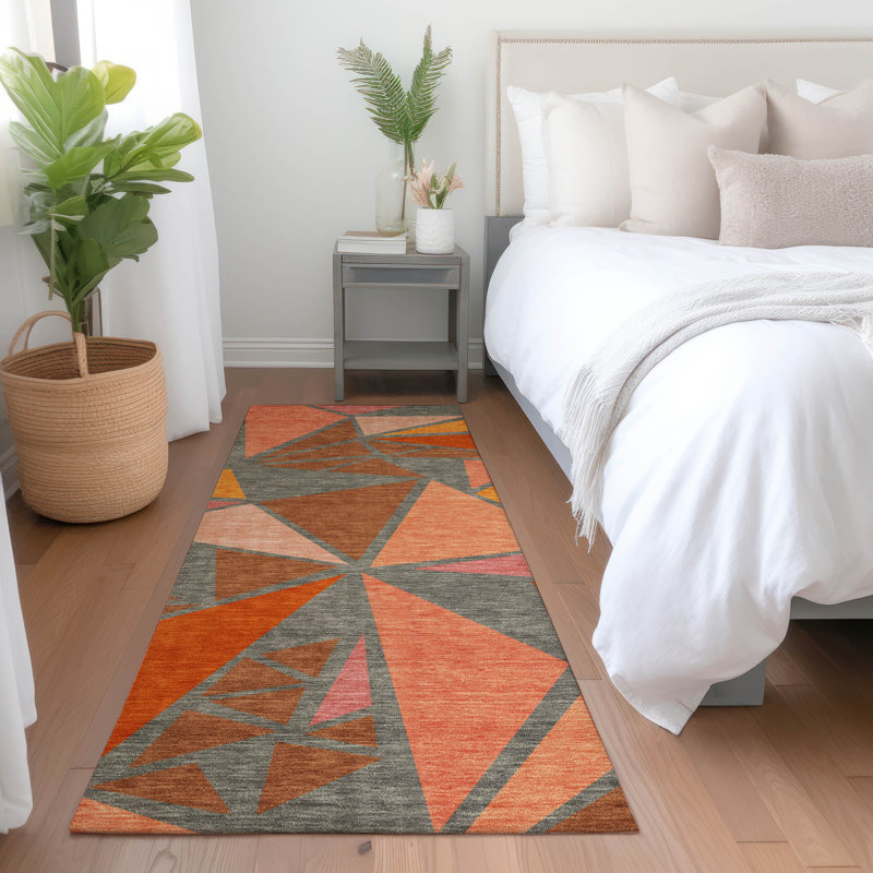 Machine Washable Indoor/Outdoor Chayden ACN1039 Rug, Runner 2'3" x 7'6"