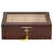 Gold Brass Stainless Steel Cigar Humidor