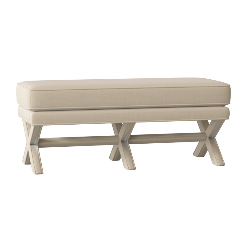 Cayden Upholstered Bench, Metrolinen Vanilla