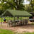 12 X 20 Ft Carport Canopy Cover Replacement With Bungees, 600D Oxford Fabric With PU Coating, Water-Resistant & UV Protection, Tear-Resistant, For Vehicle, Boat & Equipment Protection (Frame Not Included)-122796335-122796333