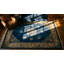Tapis rectangulaire en laine noué à la main de style chinois antique des années 1920 en laine