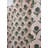 Light Pink Grey Floral Handmade Block Printed Colored Linen Unlined Flat Panel Curtain for Living Room and Bedroom, Boho Farmhouse Linen Drapes & Curtains-1799853310