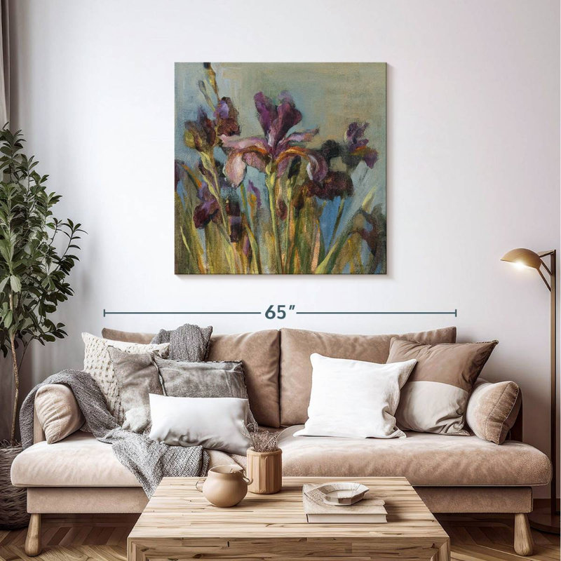 Harnek Spring Iris I, 39'' H x 39'' W
