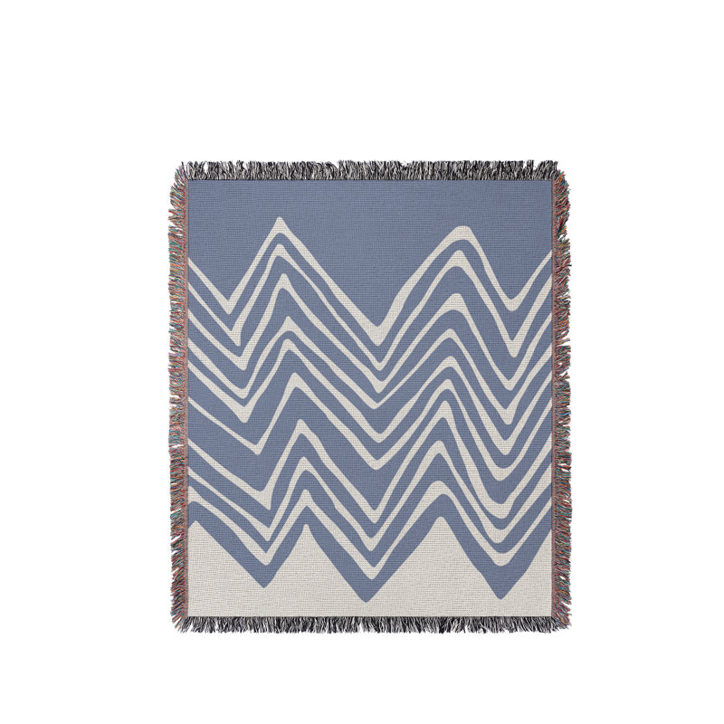 Couverture Addai , H 60 po x l 80 po (grand), Bleu ciel