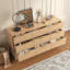 Commode cannelée Celyn, commode moderne, rangement en bois-1078395492