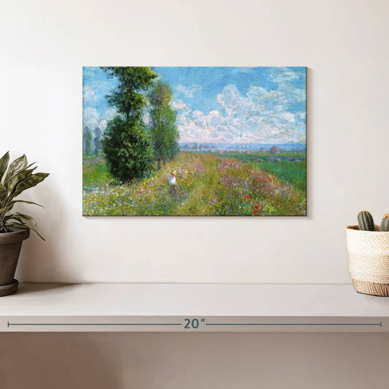 Alvord Meadow With Poplars, 8'' H X 12'' W
