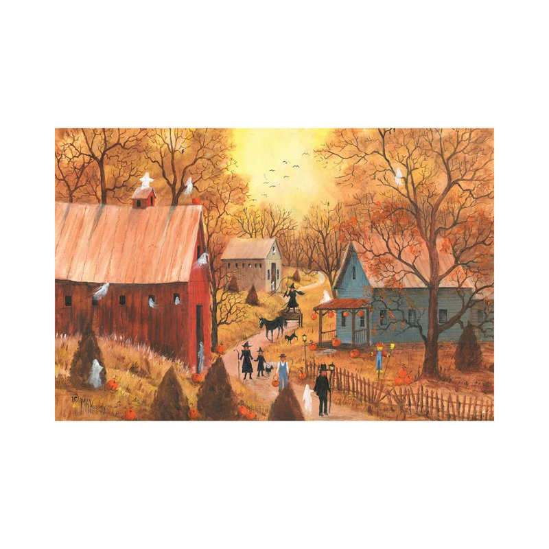 «Trick Or Friate», reproduction d'art sur toile tendue, 18" x 12", Gallery Wrapped Canvas, No Frame