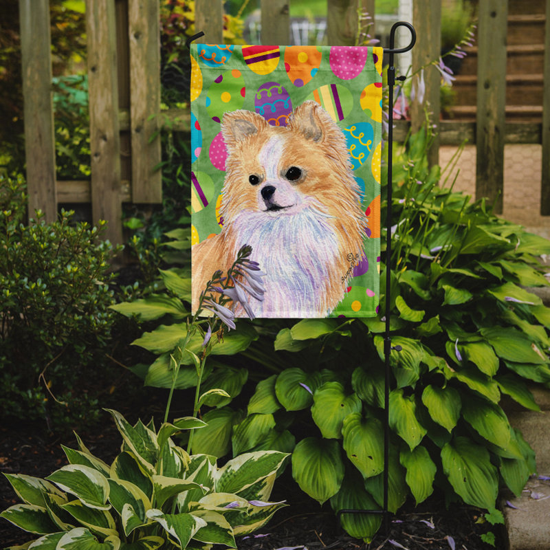 Drapeau de jardin Atara, Chihuahua (beige et gris)