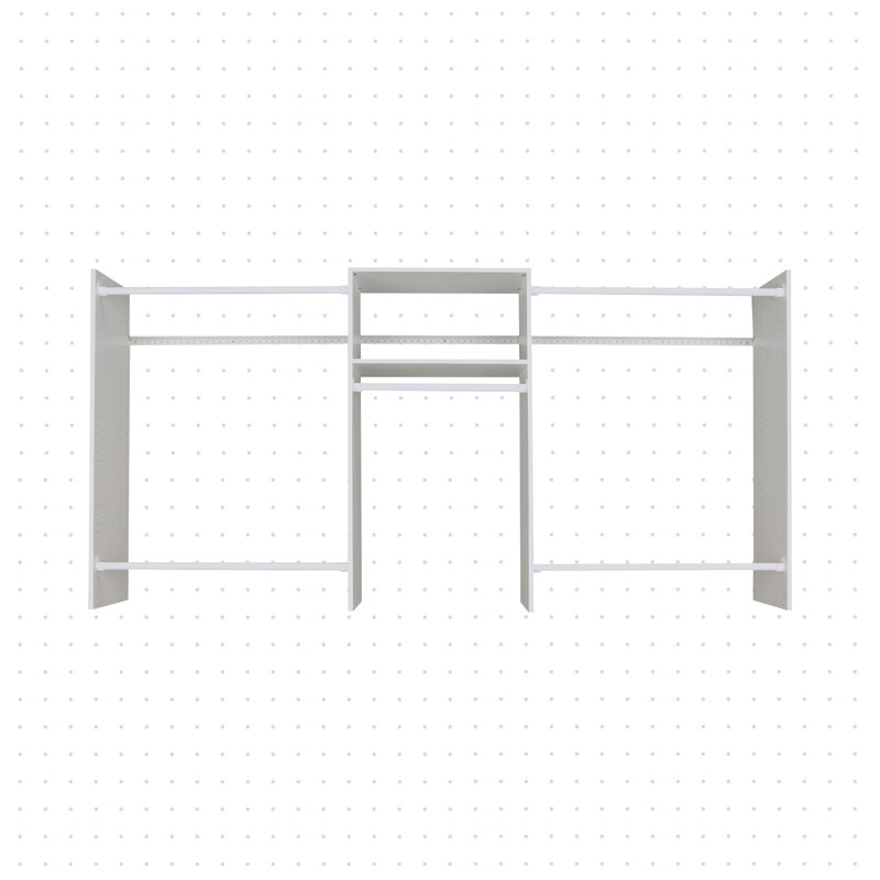 Grid 48'' - 96'' Closet System (Can Be Cut To Fit)