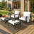 Townsend Patio Chair Sunbrella® Cushions and Ottoman-88110161
