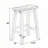 Industrial Style 3-Piece Counter Height Table Set with Two Chairs