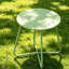 Metal Outdoor Side Table , 45cm W 45cm D
