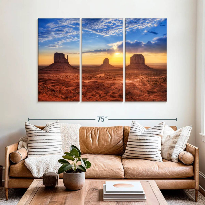 Alvord Monument Valley en Arizona, H 42 po x l 65 po