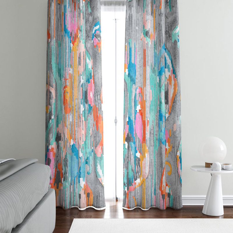 Semi Sheer Curtain Pair, 40" W x 82" L