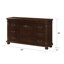 Lashonia Contemporary Cherry Wood 5-Piece Bedroom Set-402514213
