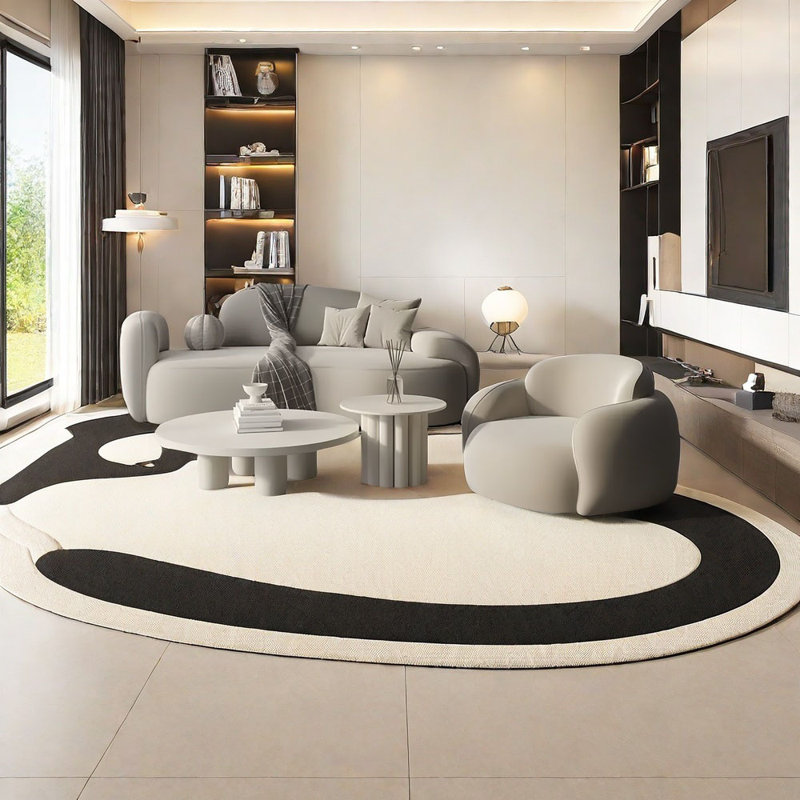 Light luxury curved negotiating sofa