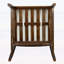 Fauteuil club d'extérieur en bois d'acacia durable avec dossier en corde et coussins beiges hydrofuges pour la terrasse, la terrasse ou la cour