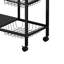 Multi-tiered Kitchen Microwave Storage Rack with Wheels-104900146