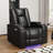 Ylianna 38'' W Faux Leather Power Recliner with USB Ports