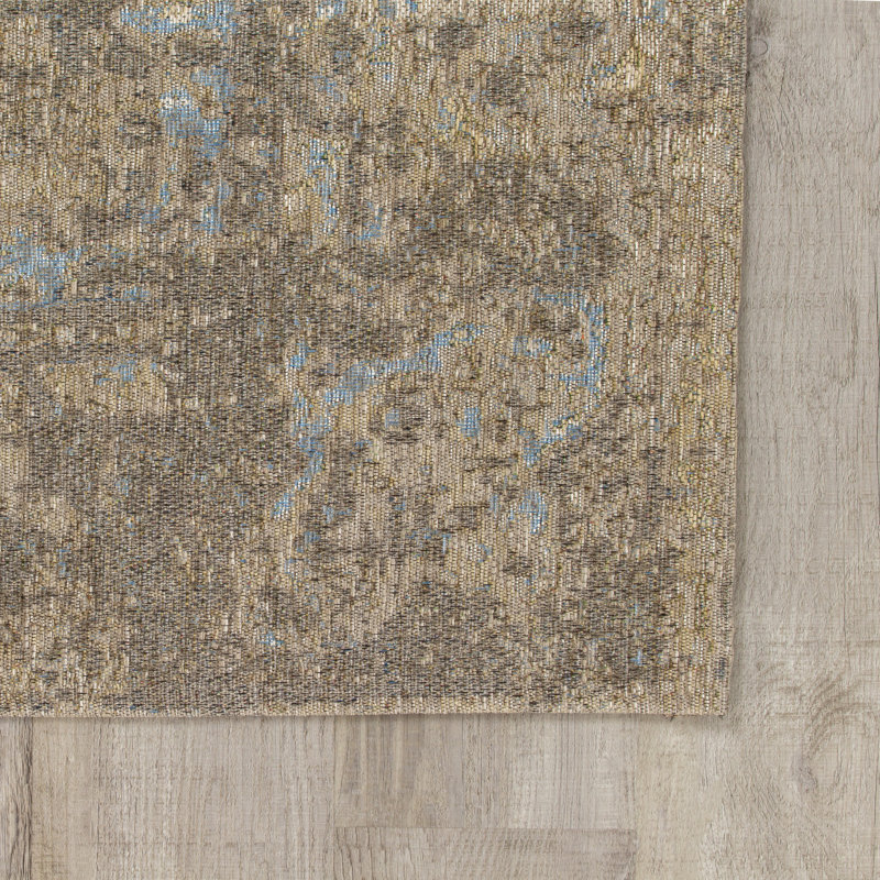 Tapis bleu / gris Sutere, Rectangle 9 pi 0 po x 12 pi
