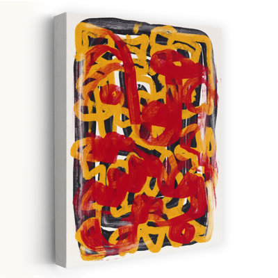 Vibrant Abstract Energy Abstract Bold Colorful Wall Art Print