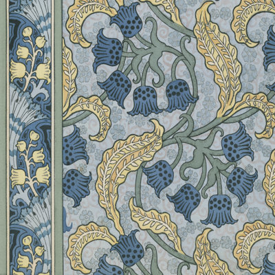Nouveau Textile Motif VIII by Vision Studio - Wrapped Canvas Painting