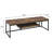 Weathered Oak & Black Tv Stand For Living Room, 60-Inch Industrial With Look, And Black,