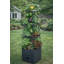 Jardinière avec treillis - Tour de jardin verticale pour patio ou balcon - Bac à légumes surélevé pour tomates, poivrons, herbes et plus - Ensemble de jardin d'extérieur peu encombrant