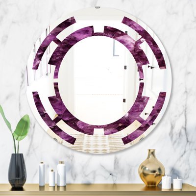 Miroir mural sans cadre moderne space gemme