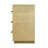 Sudie 28 in. W Rectangular 3 Drawer Accent Chest, Gold