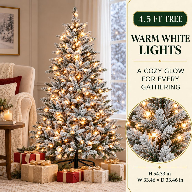 Arbre de Noël artificiel 4,5 pi