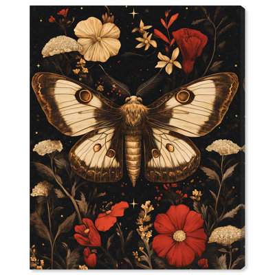 «Flying Moth», reproduction d'art sur toile par Art Remedy