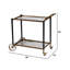 Chariot-bar de service classic chic Gaddy