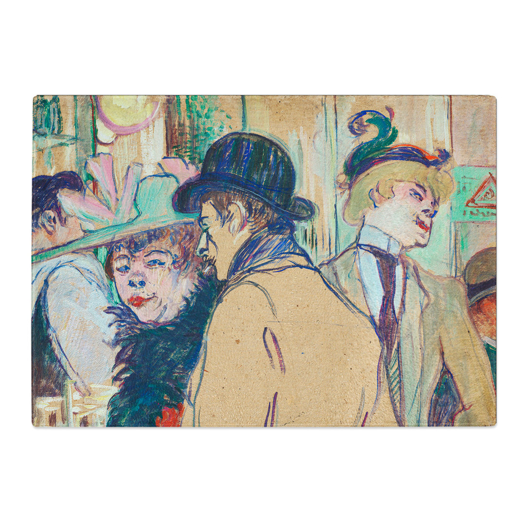 Alfred La Guigne by Henri de Toulouse-Lautrec Chopping Board
