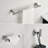 Sus304 Stainless Steel Bathroom Hardware 3, Brushed Nickel, Bath Shower Fixtures (Toilet Paper Holder, Towel Bar, Robe Hook Dependable (Robe Hook, Toilet Bar-790176265-790176267
