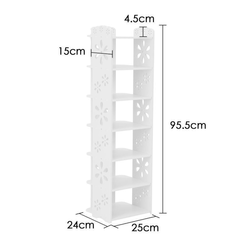 Ayodele 7 Pair Shoe Rack