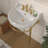 22in Console Sink With Semi-Circular Bowl, Solid Brass Leg Supports, Backsplash, Overflow and Front Towel Bar.-116863425-116863419