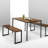 Santrell 4 - Person Solid Wood Top Four Leg Dining Set-964800031