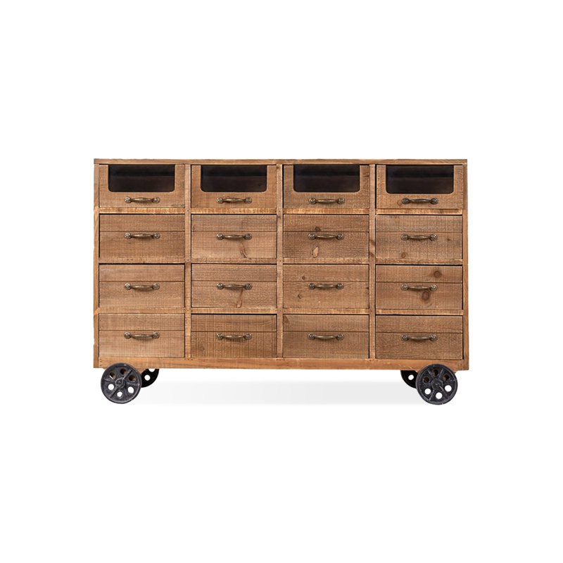 Mid-Century Modern Walnut Solid Wood Sideboard