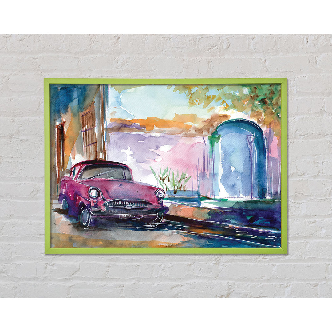 Classic Motoring - Einzelne Bilderrahmen Kunstdrucke