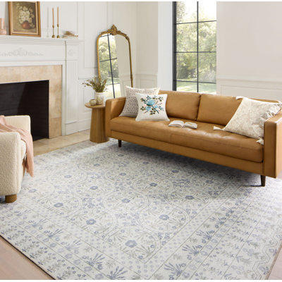Rifle Paper Co. x Loloi Maison MAO-03 Rosette Ivory Rug
