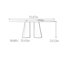 Table de salle à manger moderne et minimaliste-109473612