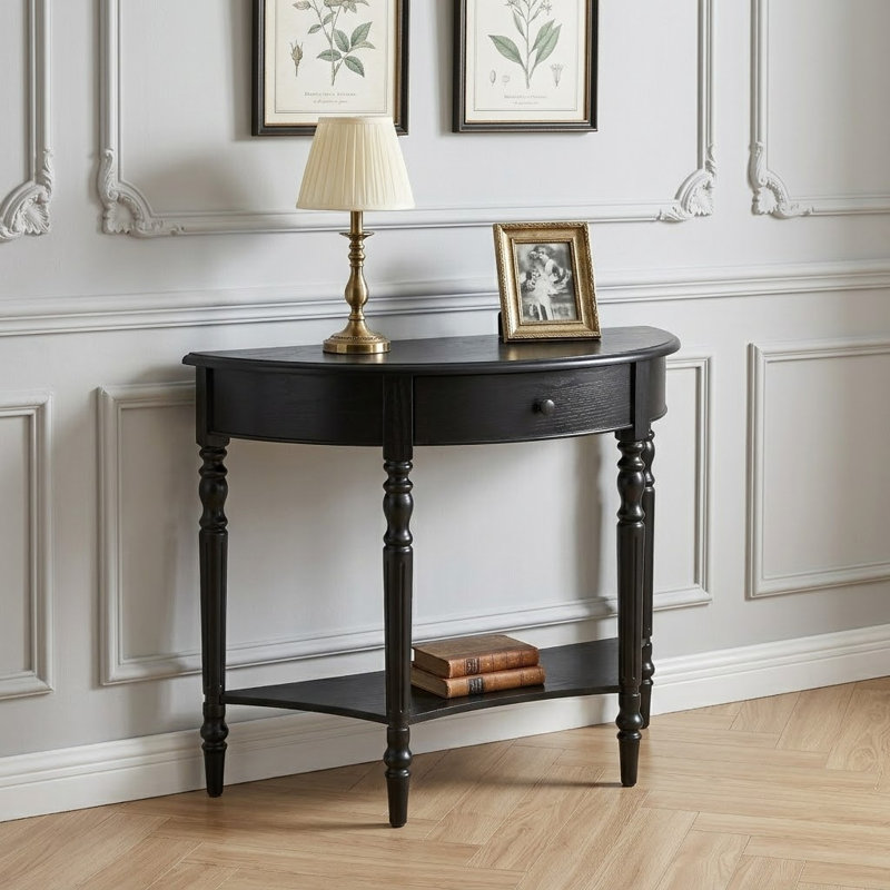 Console de treillis Trexm, Noir