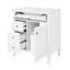 Meuble-lavabo 30 po avec assurance qualité, 2 tiroirs, armoire à miroir, lavabo de rangement moderne fiable-417946622