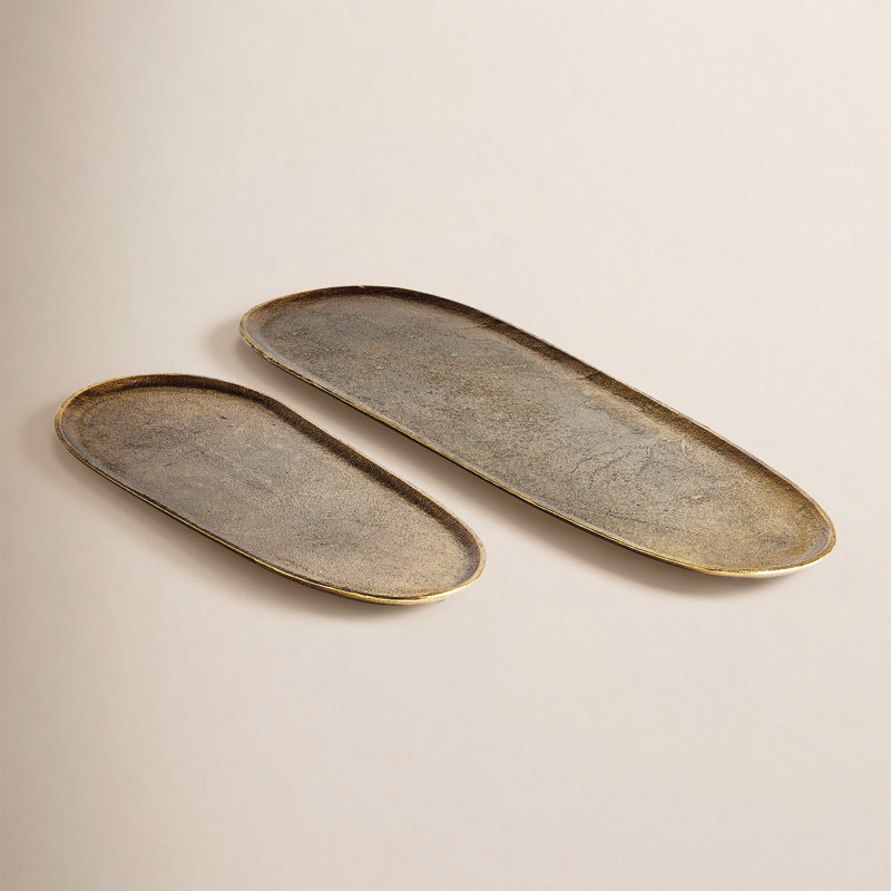 Priah Aluminum Tray - Set of 2