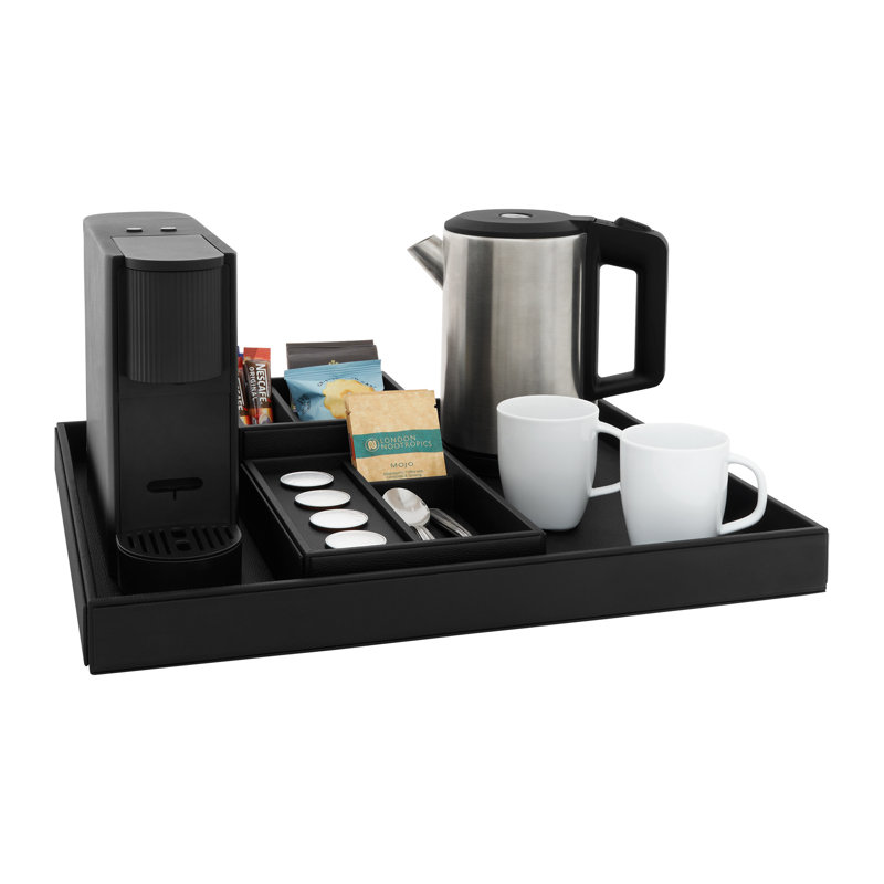 East Urban Home Faux Leather Tray