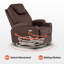 Fauteuil de massage chauffant en similicuir-23965202