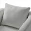 Pour le salon et les espaces de coin-bar | Fauteuil d'appoint pivotant à 360 degrés en tissu gris doux-827195872