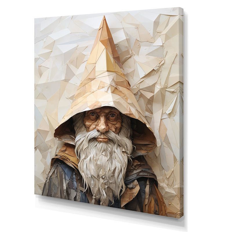«Fantasy Fairy Dwarfs Portrait III», reproduction sur toile, Toile tendue, H 20 po x l 12 po x P 1 po